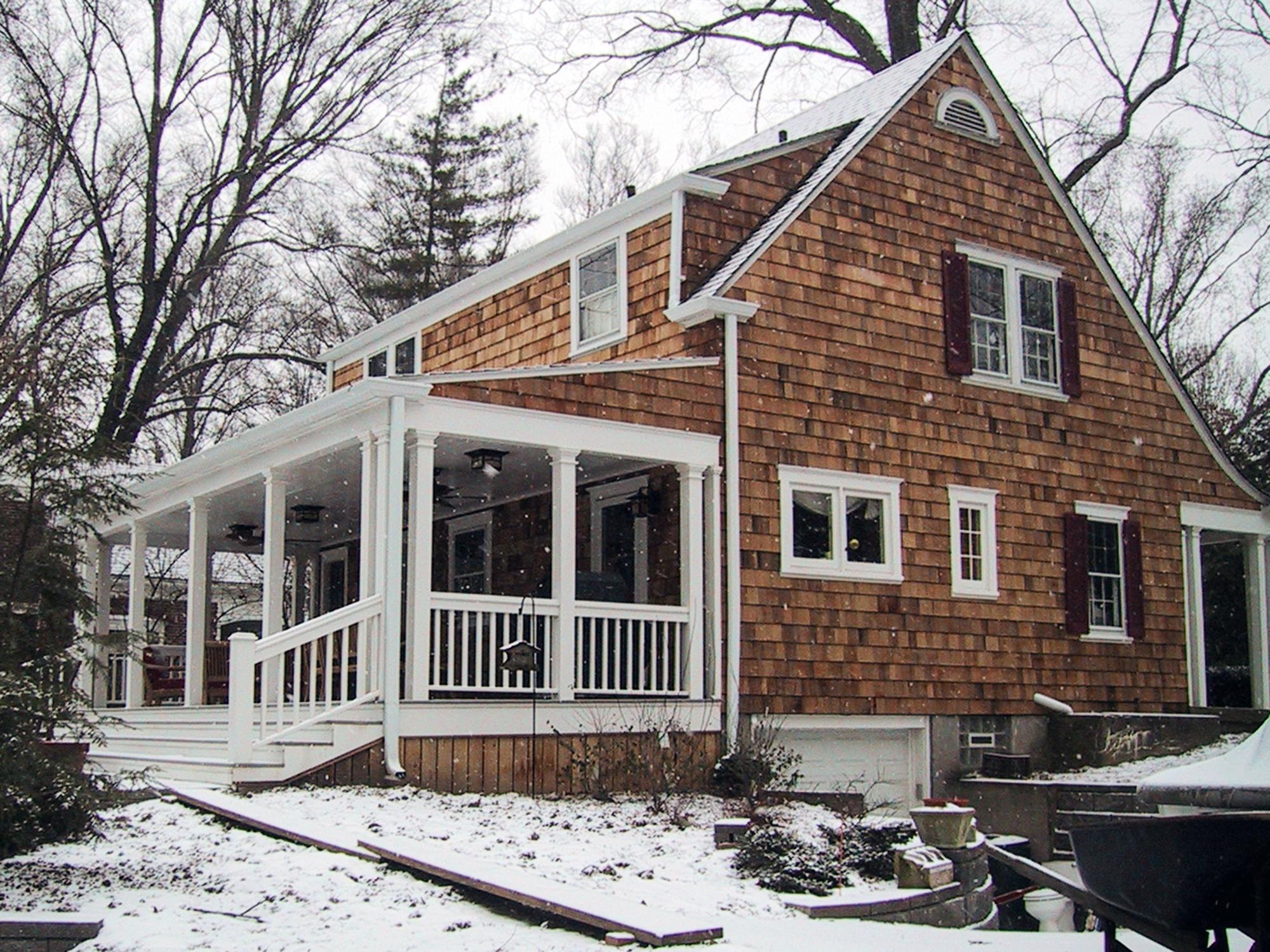 porch addition Wilcox Architecture Residential Architect